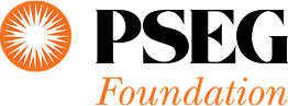 PSEG Foundation logo featuring orange eye design